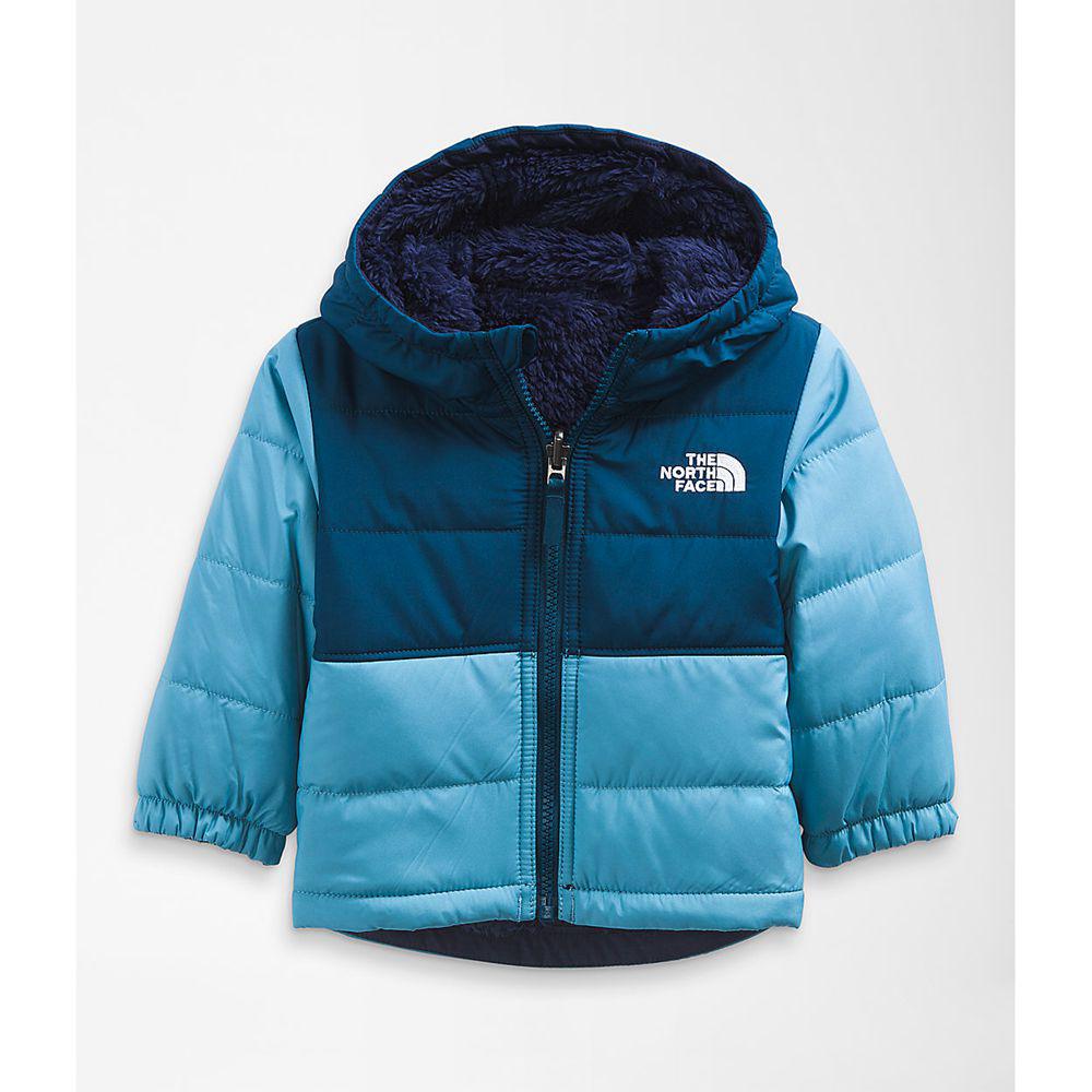 The North Face Reversible Mount Chimbo Full Zip Hooded Μωρό Σακάκι - Μπλε (XZCU76583)